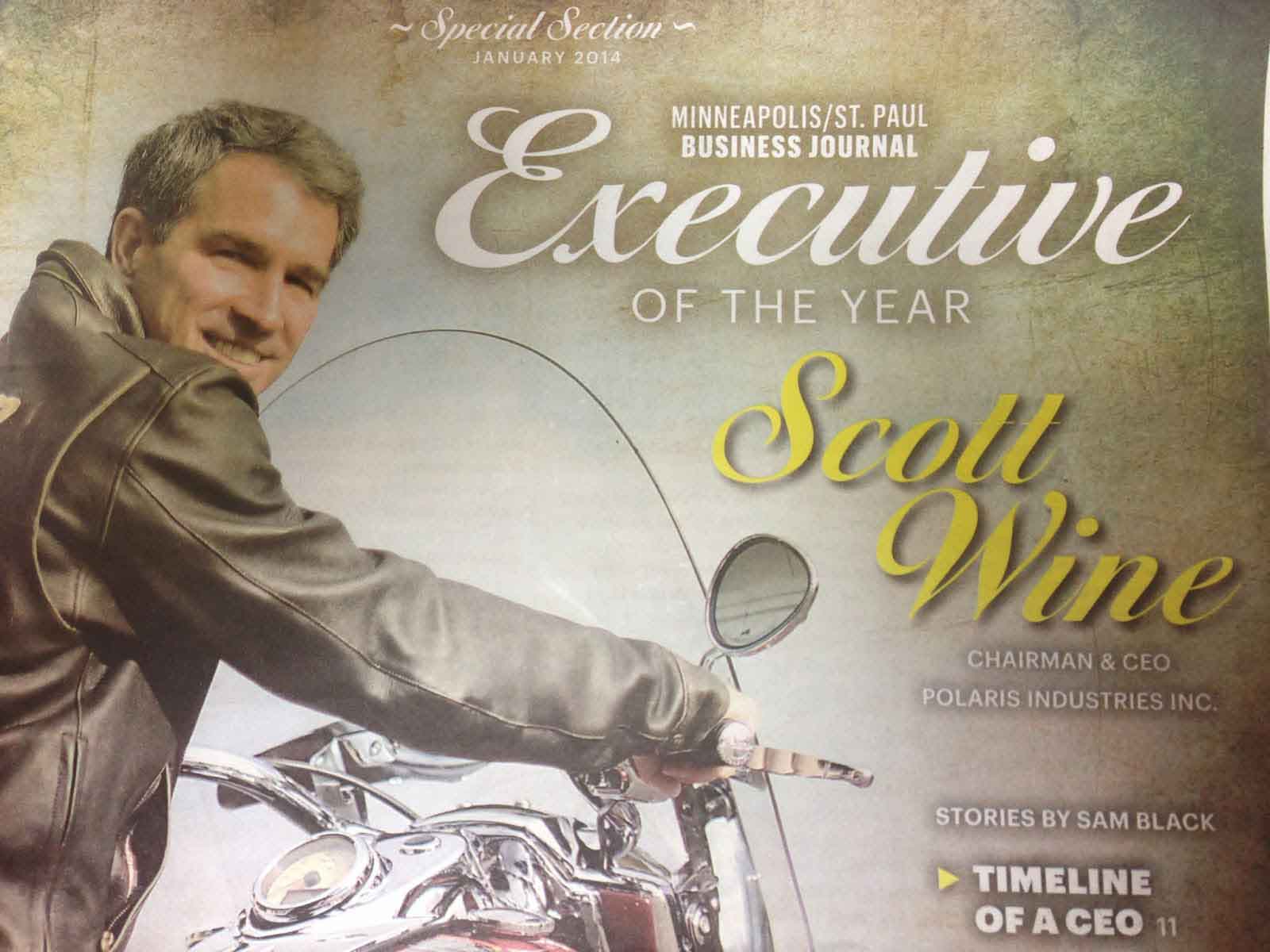 Executive of The Year Scott Wine