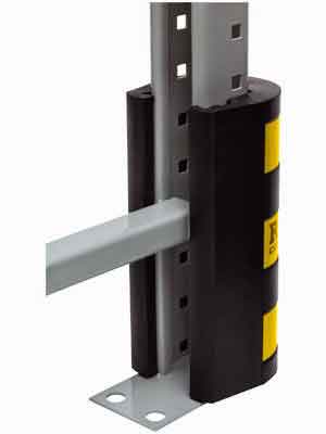 The back side of a pallet frame protector