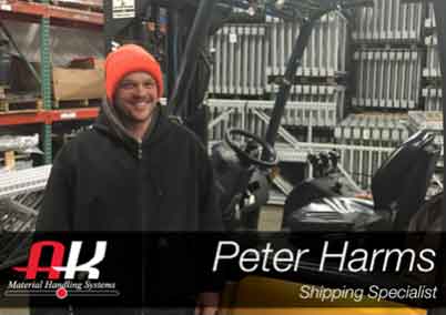 AKMHS Shipping Specialist Peter Harms