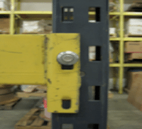 unarco pallet rack bolted in