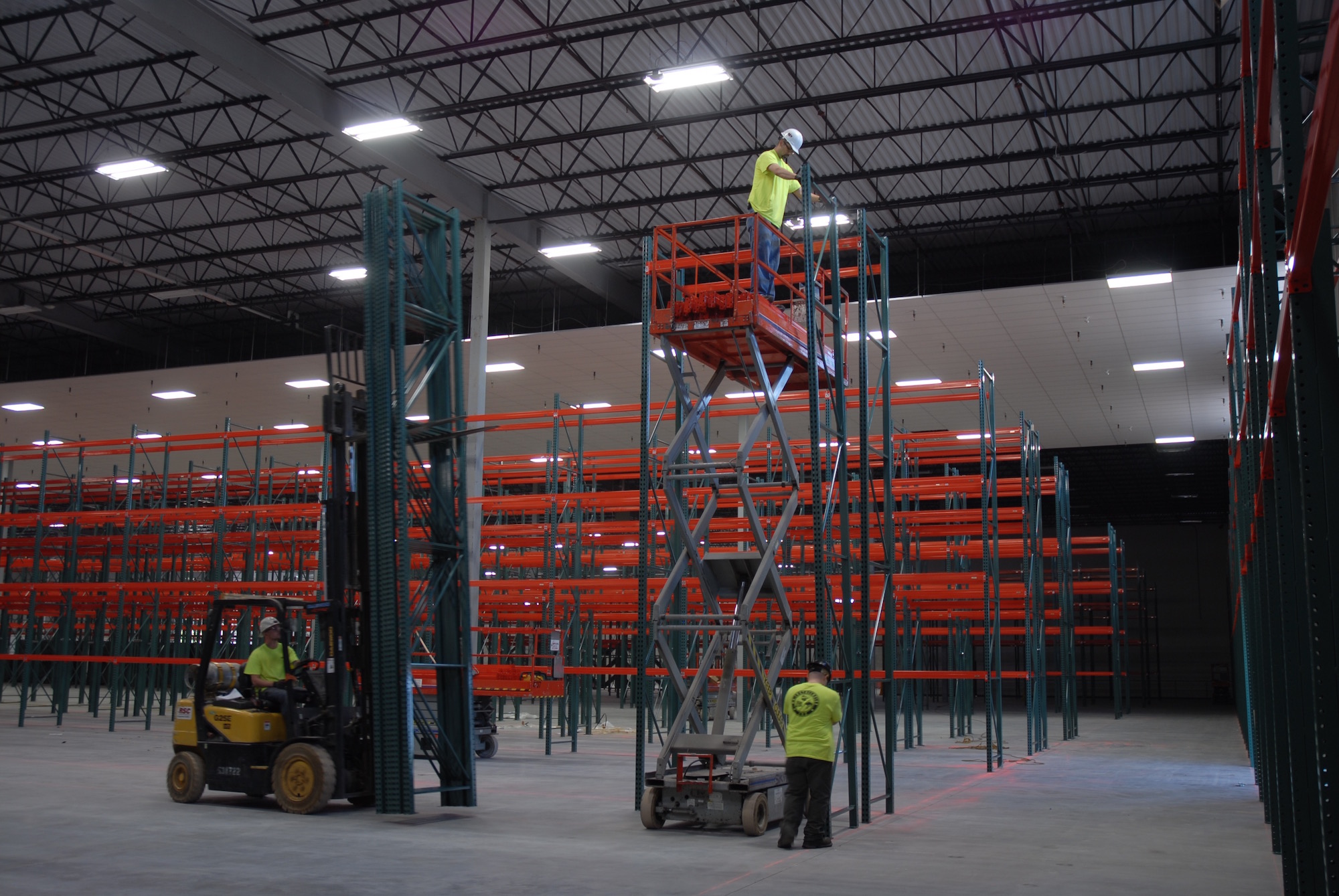 pallet-rack-installation