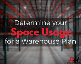 Determine you Space Usage for a warehouse plan