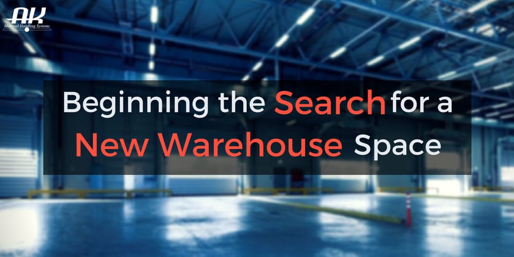 Beginning the Search for a New Warehouse Space Header