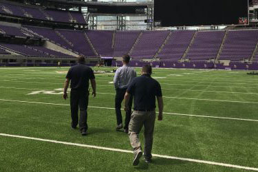 US Bank Stadium interior shot