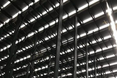 US bank stadium using racking to stabilize seating