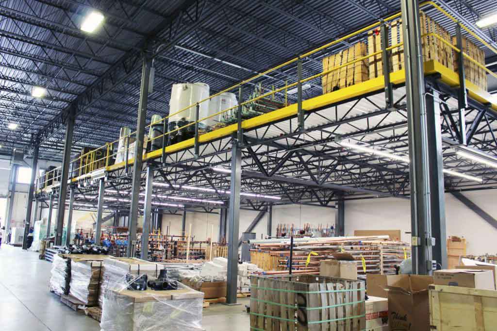 mezzanine platform warehouse racking