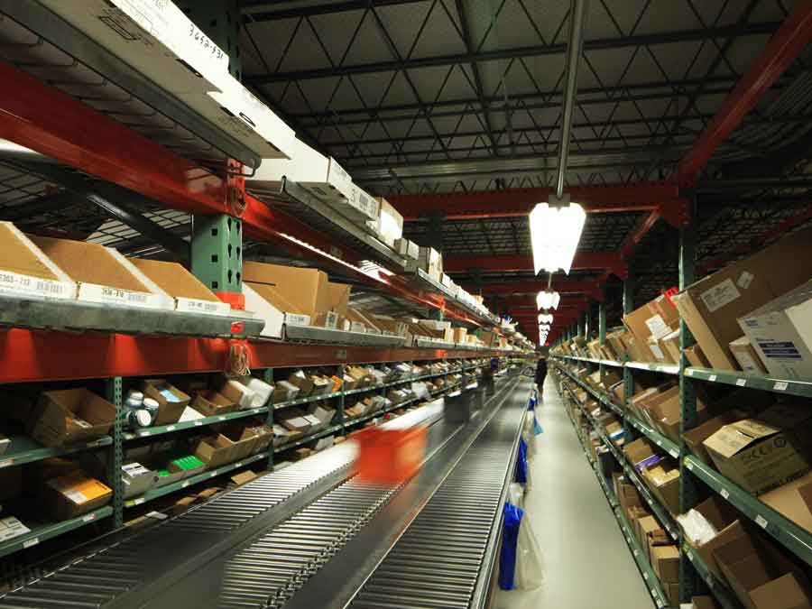 interlake carton flow shelving