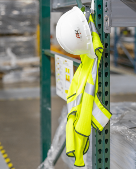 Warehouse safety apparel