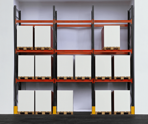 Single pallet rack bay