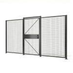 Wire mesh partition
