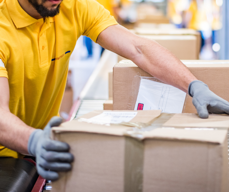 Packaging at distribution center