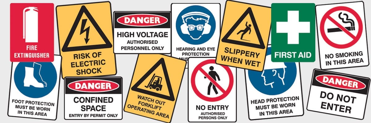 Safety and warning signs