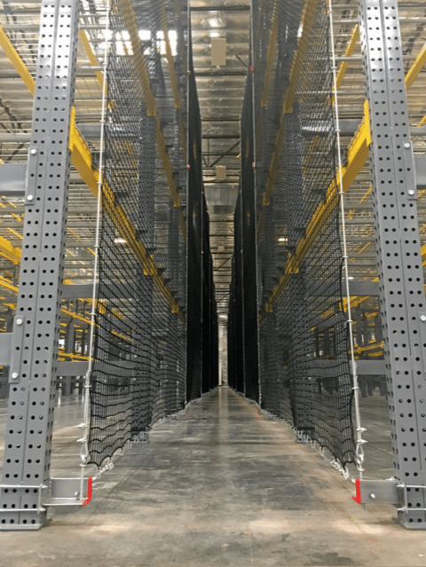 warehouse safety netting