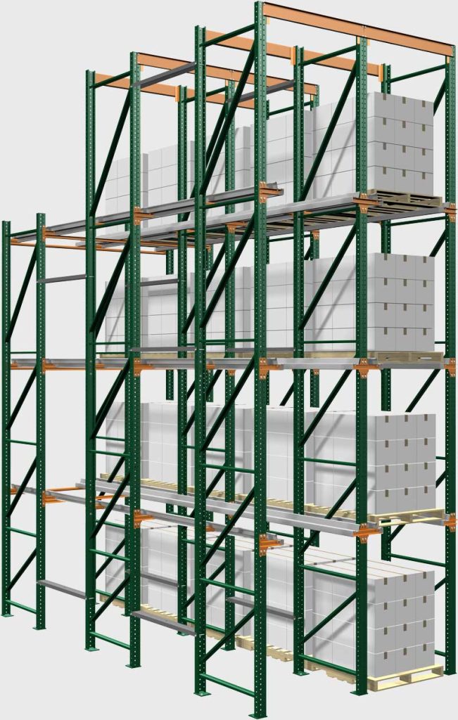 Drive-in pallet racking