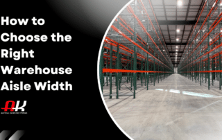 Warehouse aisle width