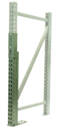 Roll formed pallet rack repair kit